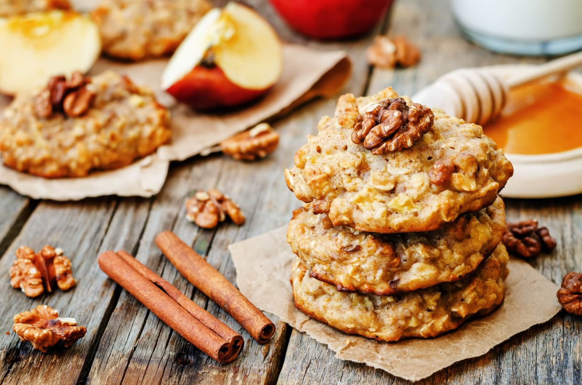 Leckere Apfel Zimt Kekse ohne Zucker - Naturkind Magazin