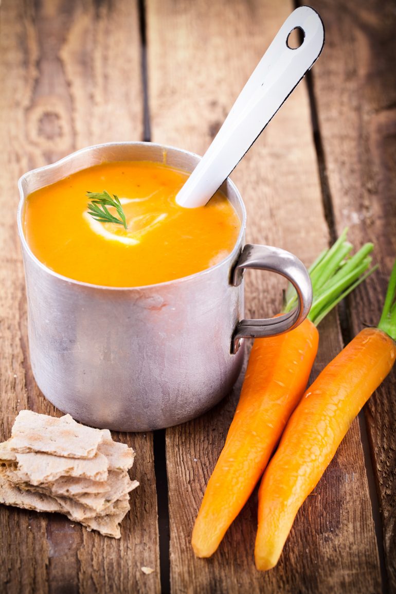 Würzige Karotten-Suppe