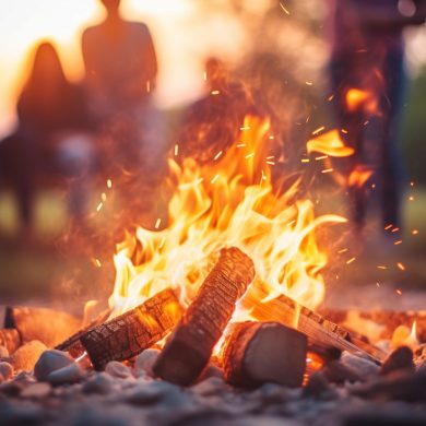 Lagerfeuer Camping Naturkind Hof