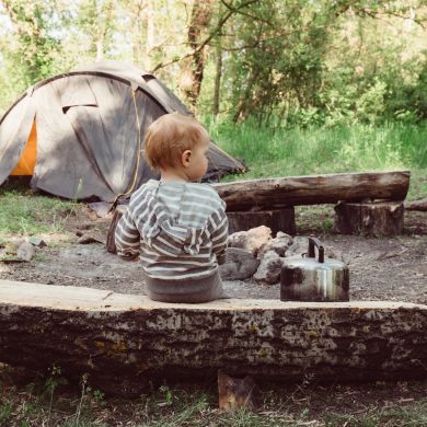 Camping mit Baby, Tipps, zelten