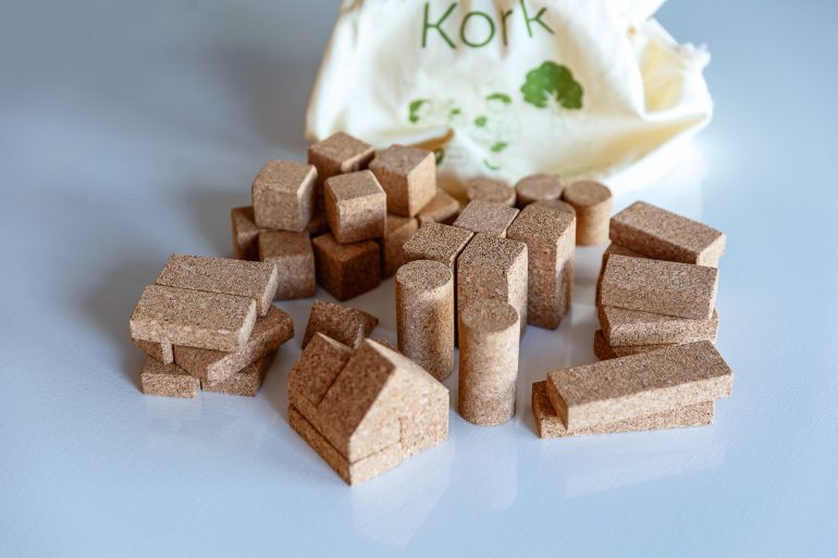 Kornbausteine, Bausteine Kind nachhaltig, korkino